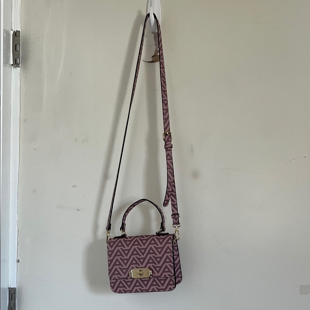 Stylish Pink Patterned Women's Bag